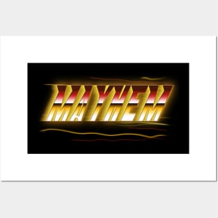 Great Gift Mayhem Design Proud Name Christmas 70s 80s 90s Posters and Art